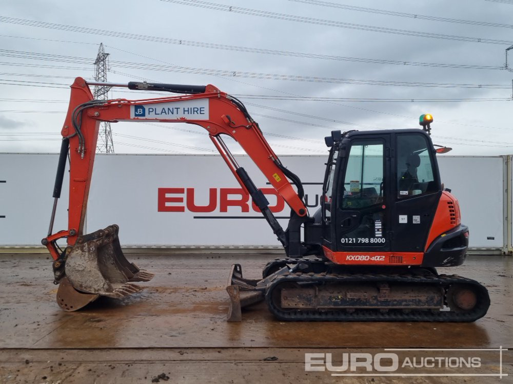 2020 Kubota KX080-4A2 - Mini ekskavatorius: foto 2 2020 Kubota KX080-4A2 - Mini ekskavatorius: foto 2