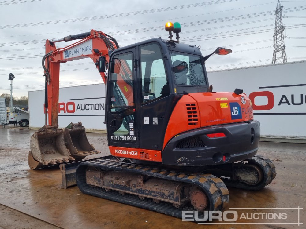 2020 Kubota KX080-4A2 - Mini ekskavatorius: foto 3 2020 Kubota KX080-4A2 - Mini ekskavatorius: foto 3