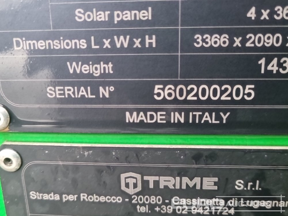 Apšvietimo bokštas 2020 Trime X-Solar Single Axle Solar Powered LED Lighting Tower: foto 37 Apšvietimo bokštas 2020 Trime X-Solar Single Axle Solar Powered LED Lighting Tower: foto 37