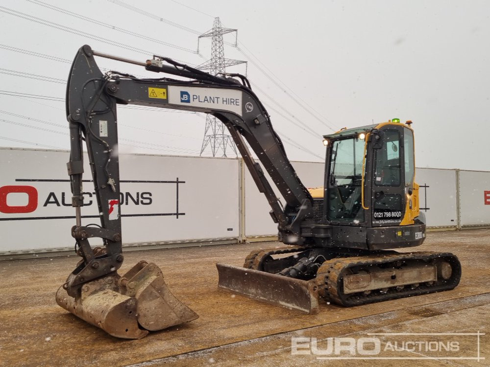 2020 Volvo ECR88D - Mini ekskavatorius: foto 1 2020 Volvo ECR88D - Mini ekskavatorius: foto 1
