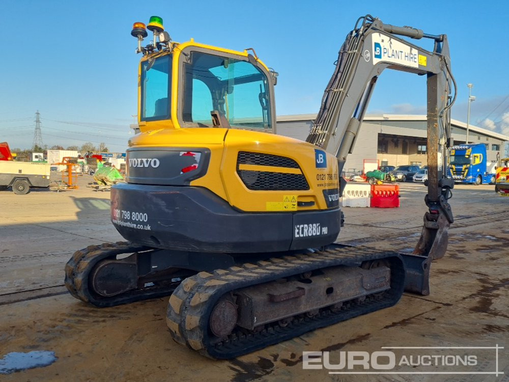 2020 Volvo ECR88D - Mini ekskavatorius: foto 5 2020 Volvo ECR88D - Mini ekskavatorius: foto 5