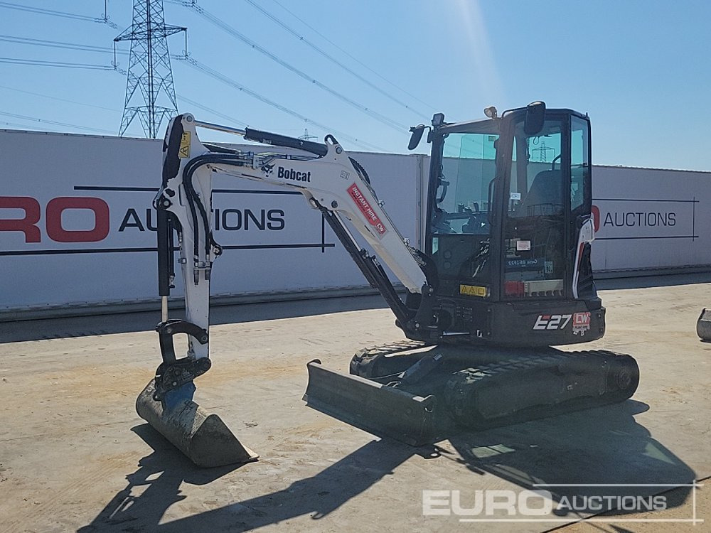 2021 Bobcat E27 - Mini ekskavatorius: foto 1 2021 Bobcat E27 - Mini ekskavatorius: foto 1