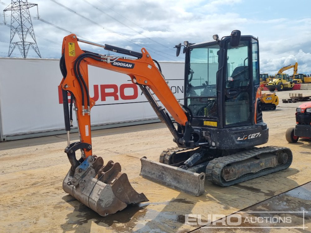 2021 Doosan DX27Z - Mini ekskavatorius: foto 1 2021 Doosan DX27Z - Mini ekskavatorius: foto 1