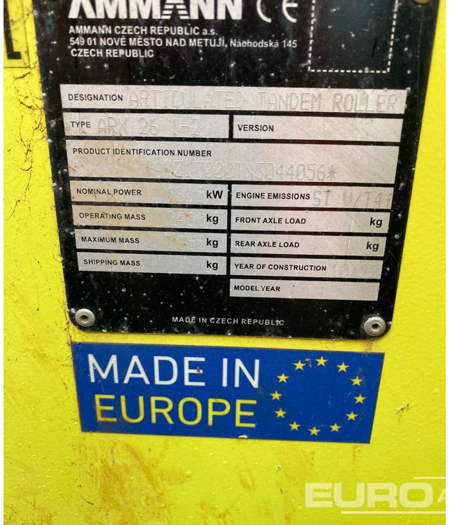2022 Ammann ARX26 - Volas: foto 5 2022 Ammann ARX26 - Volas: foto 5