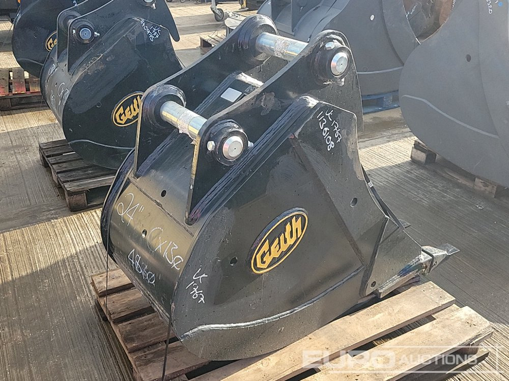 2022 Geith 24" Digging Bucket 65mm Pin to suit 13 Ton Excavator - Kaušas: foto 5 2022 Geith 24" Digging Bucket 65mm Pin to suit 13 Ton Excavator - Kaušas: foto 5