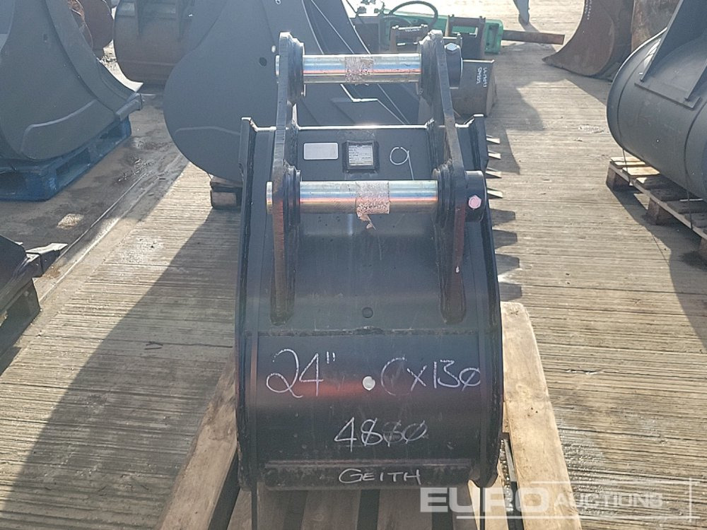 2022 Geith 24" Digging Bucket 65mm Pin to suit 13 Ton Excavator - Kaušas: foto 4 2022 Geith 24" Digging Bucket 65mm Pin to suit 13 Ton Excavator - Kaušas: foto 4