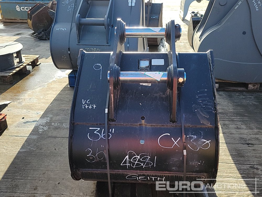 2022 Geith 36 " Digging Bucket 65mm Pin to suit 13 Ton Excavator - Kaušas: foto 4 2022 Geith 36 " Digging Bucket 65mm Pin to suit 13 Ton Excavator - Kaušas: foto 4