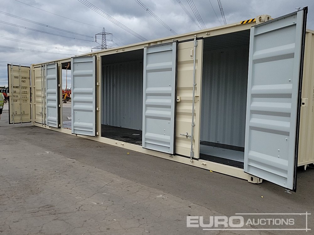 Jūrinis konteineris 2025 40' x 8' HQ Container, 4 Side Doors, 1 End Door (Cannot Be Reconsigned): foto 6