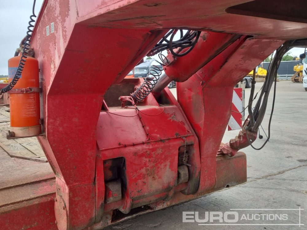 Žemo profilio platforma puspriekabė 4 Axle Drop Neck Low Loader Trailer, Power Steer, 3" Pin: foto 39