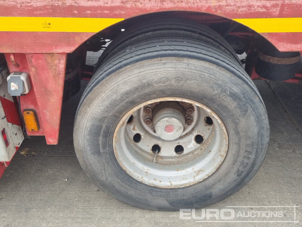 Žemo profilio platforma puspriekabė 4 Axle Drop Neck Low Loader Trailer, Power Steer, 3" Pin: foto 9