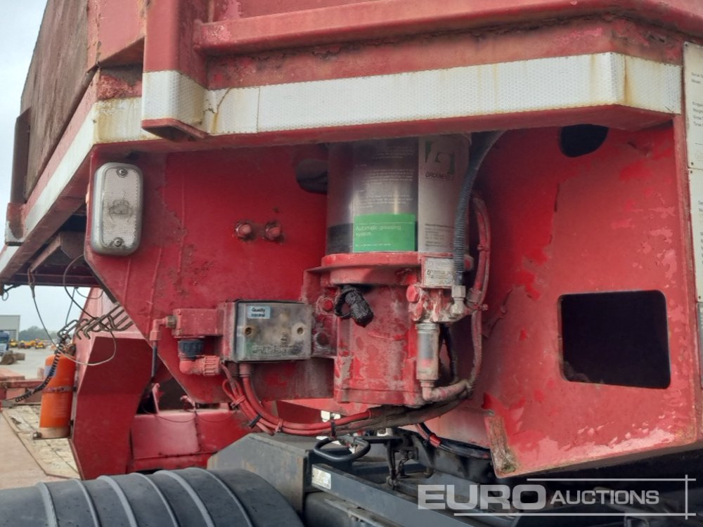 Žemo profilio platforma puspriekabė 4 Axle Drop Neck Low Loader Trailer, Power Steer, 3" Pin: foto 42