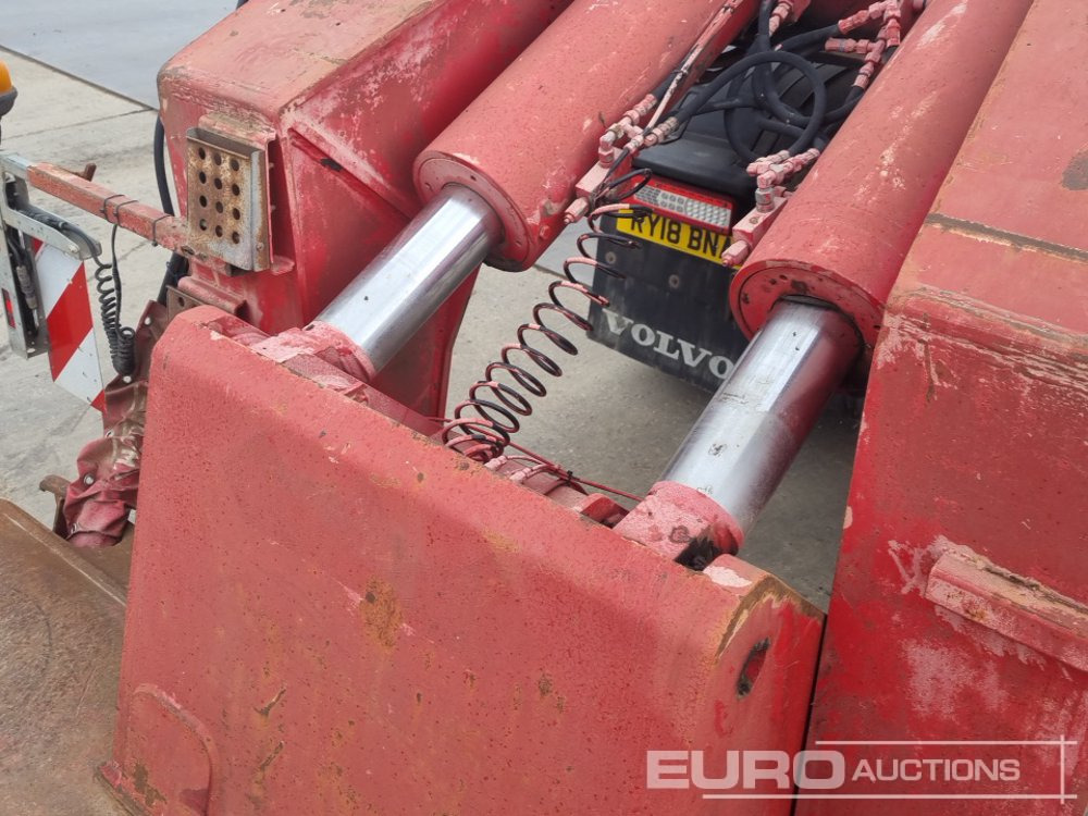 Žemo profilio platforma puspriekabė 4 Axle Drop Neck Low Loader Trailer, Power Steer, 3" Pin: foto 22