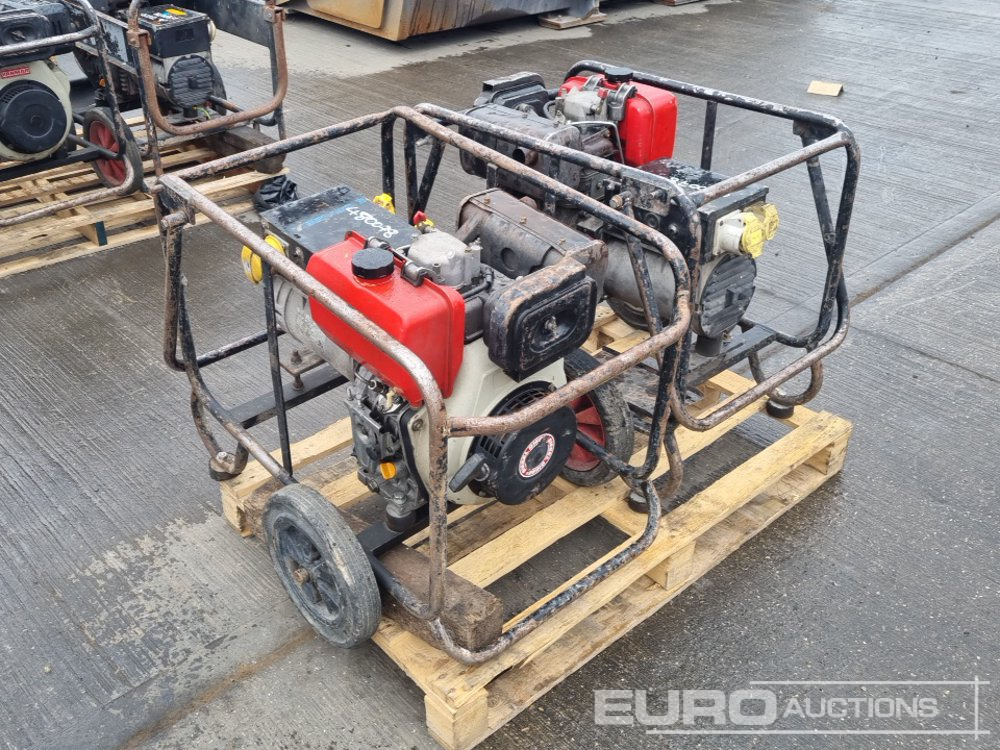 6kVA Generator, Yanmar Engine (2 of) - Variklis: foto 1 6kVA Generator, Yanmar Engine (2 of) - Variklis: foto 1
