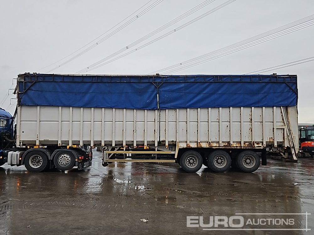 BMI TRAILERS Tri Axle Ejector Trailer, Easy Sheet - Platforminė/ Bortinė puspriekabė: foto 2 BMI TRAILERS Tri Axle Ejector Trailer, Easy Sheet - Platforminė/ Bortinė puspriekabė: foto 2