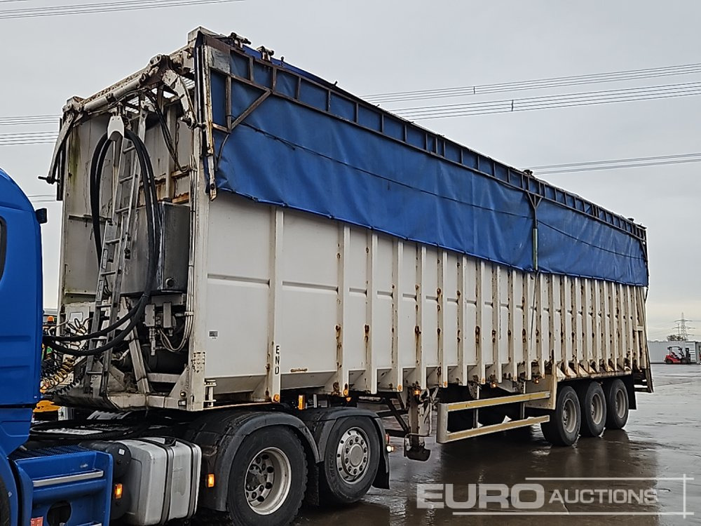 BMI TRAILERS Tri Axle Ejector Trailer, Easy Sheet - Platforminė/ Bortinė puspriekabė: foto 1 BMI TRAILERS Tri Axle Ejector Trailer, Easy Sheet - Platforminė/ Bortinė puspriekabė: foto 1