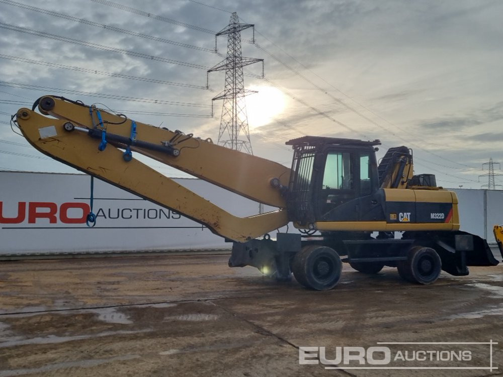 CAT M322D - Ratinis ekskavatorius: foto 1 CAT M322D - Ratinis ekskavatorius: foto 1