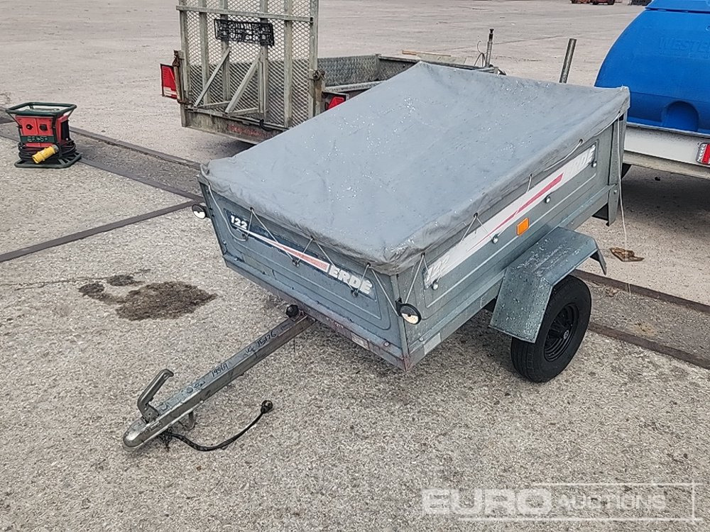 Erde 122 400Kg 4' x 3' Single Axle Tipping Trailer - Priekaba spec technikai: foto 1 Erde 122 400Kg 4' x 3' Single Axle Tipping Trailer - Priekaba spec technikai: foto 1