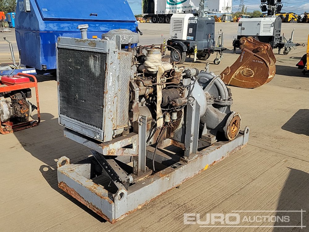 Hindle 4" Waterpump, 4 Cylinder Engine - Vandens siurblys: foto 1 Hindle 4" Waterpump, 4 Cylinder Engine - Vandens siurblys: foto 1