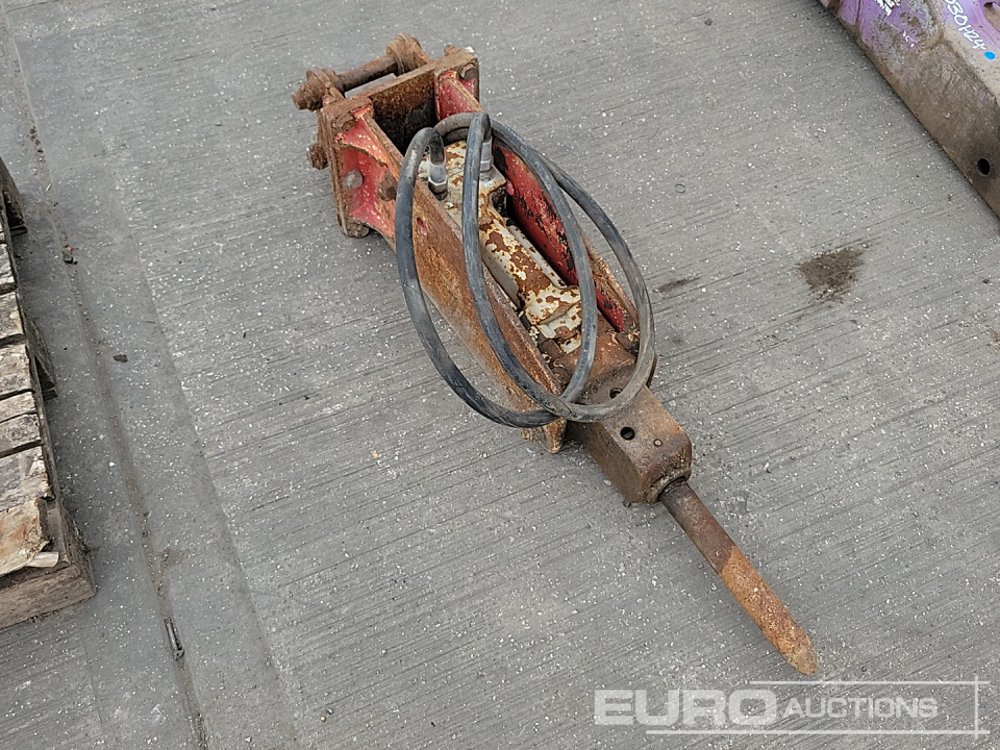 Hidraulinis kūjis Hydraulic Breaker 30mm Pin to suit Mini Excavator: foto 7
