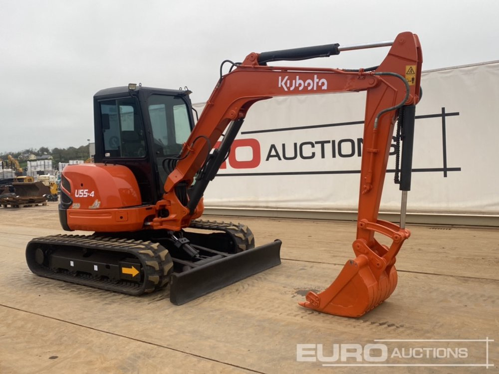 Mini ekskavatorius Kubota U55-4: foto 48