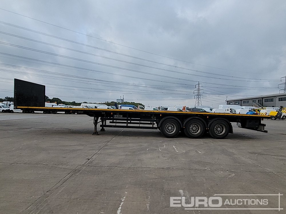 M&G Tri Axle Flatbed Trailer, Twist Locks - Platforminė/ Bortinė puspriekabė: foto 2 M&G Tri Axle Flatbed Trailer, Twist Locks - Platforminė/ Bortinė puspriekabė: foto 2