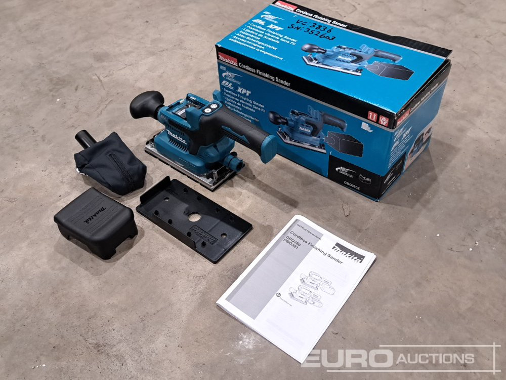 Makita 18 Volt Cordless Sander - Garažo įranga: foto 1 Makita 18 Volt Cordless Sander - Garažo įranga: foto 1