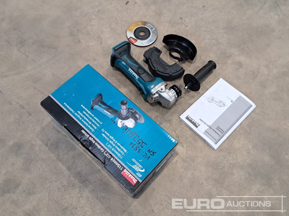 Makita Cordless Angle Grinder - Garažo įranga: foto 5 Makita Cordless Angle Grinder - Garažo įranga: foto 5