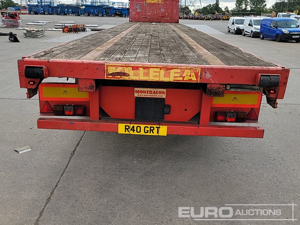 Montracon Tri Axle Flatbed Trailer - Platforminė/ Bortinė puspriekabė: foto 4 Montracon Tri Axle Flatbed Trailer - Platforminė/ Bortinė puspriekabė: foto 4
