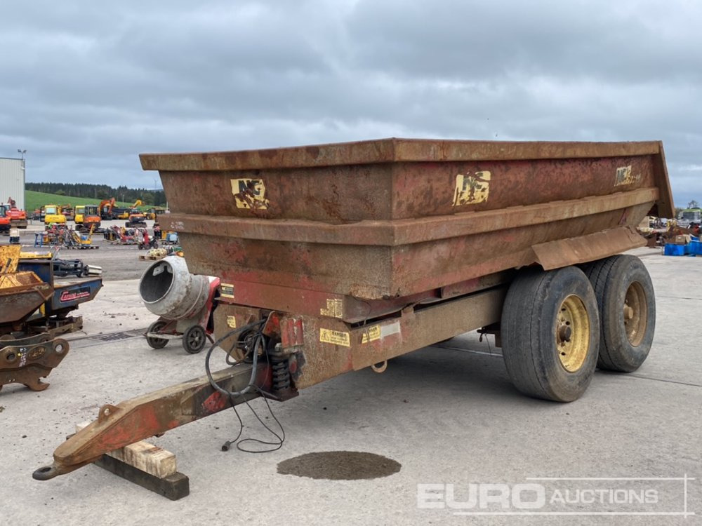 NC 14 Ton Twin Axle Dump Trailer, Sprung Drawbar, Tail Door - Traktorinė priekaba: foto 1 NC 14 Ton Twin Axle Dump Trailer, Sprung Drawbar, Tail Door - Traktorinė priekaba: foto 1
