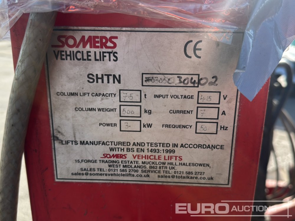 Padargas Somers 7.5 Ton 4 Post HGV Lifts: foto 13