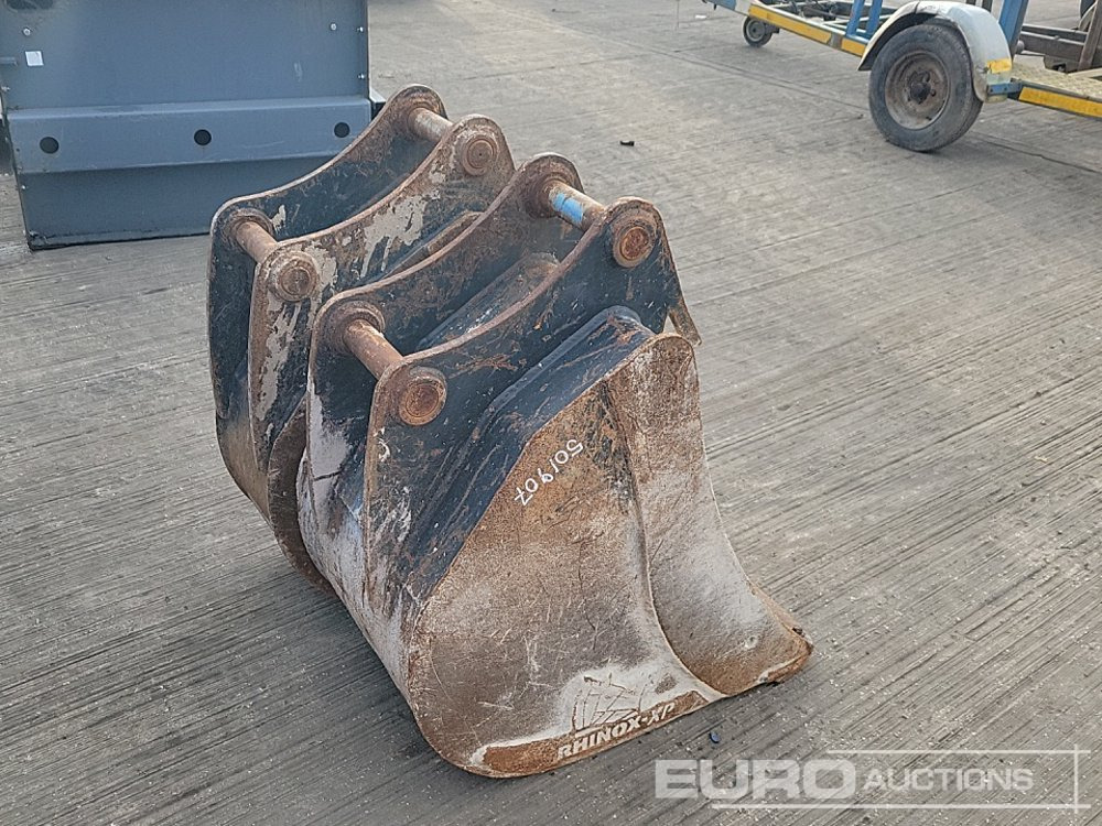 Rhinox 12", 18" Digging Bucket 45mm Pin to suit to suit 4-6 Ton Excavator - Kaušas: foto 5 Rhinox 12", 18" Digging Bucket 45mm Pin to suit to suit 4-6 Ton Excavator - Kaušas: foto 5