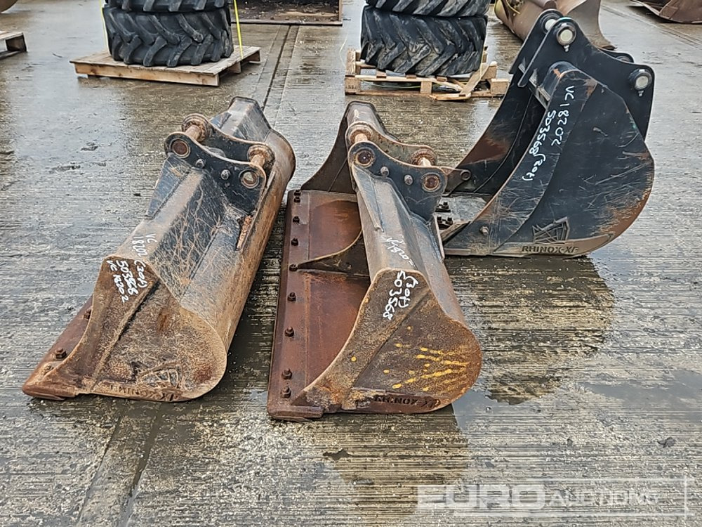 Rhinox 60", 60" Ditching, 24" Digging Bucket 45mm Pin to suit 4-6 Ton Excavator - Kaušas: foto 4 Rhinox 60", 60" Ditching, 24" Digging Bucket 45mm Pin to suit 4-6 Ton Excavator - Kaušas: foto 4