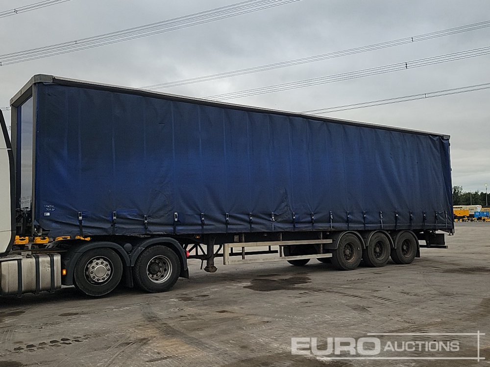 SDC Trailer Tri Axle Curtainsider Trailer - Tentinė puspriekabė: foto 1 SDC Trailer Tri Axle Curtainsider Trailer - Tentinė puspriekabė: foto 1