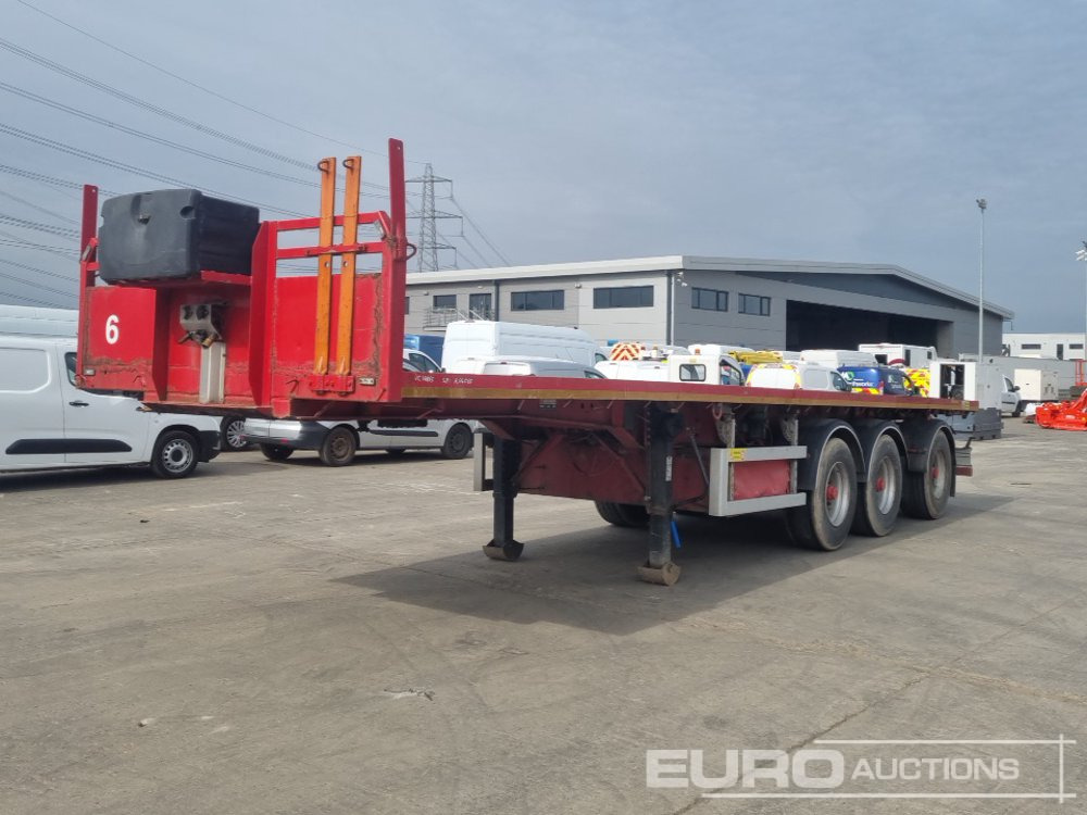 SDC Trailer Tri Axle Flatbed Trailer, Rear Axle Steer - Platforminė/ Bortinė puspriekabė: foto 1 SDC Trailer Tri Axle Flatbed Trailer, Rear Axle Steer - Platforminė/ Bortinė puspriekabė: foto 1