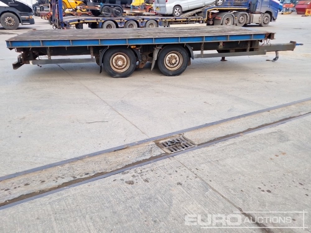 Žemo profilio platforma puspriekabė SDC Twin Axle Drag Flat Trailer, Twist & Locks, Air Brakes: foto 12