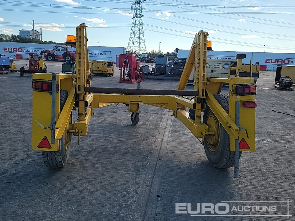 Single Axle Cable Reel Trailer - Priekaba spec technikai: foto 4 Single Axle Cable Reel Trailer - Priekaba spec technikai: foto 4