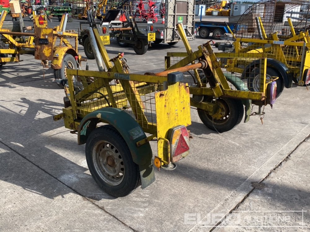 Single Axle Cable Reel Trailer - Priekaba spec technikai: foto 2 Single Axle Cable Reel Trailer - Priekaba spec technikai: foto 2