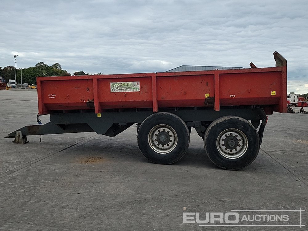 Staines Twin Axle Draw Bar Tipping Trailer, 10 Stud Axle - Savivartis priekaba: foto 2 Staines Twin Axle Draw Bar Tipping Trailer, 10 Stud Axle - Savivartis priekaba: foto 2