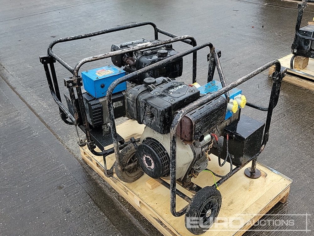 Stephill 6kVA Generator, Yanmar Engine (2 of) - Variklis: foto 1 Stephill 6kVA Generator, Yanmar Engine (2 of) - Variklis: foto 1
