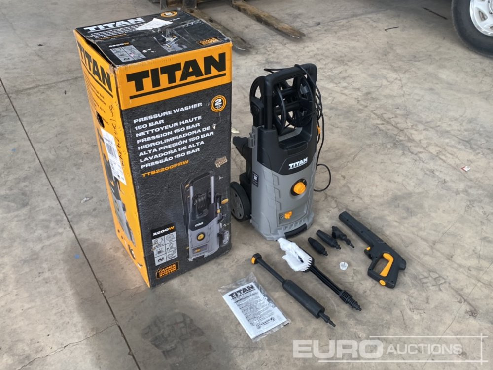 Titan TTB2200PRW High Pressure Washer - Aukšto slėgio plovykla: foto 1 Titan TTB2200PRW High Pressure Washer - Aukšto slėgio plovykla: foto 1