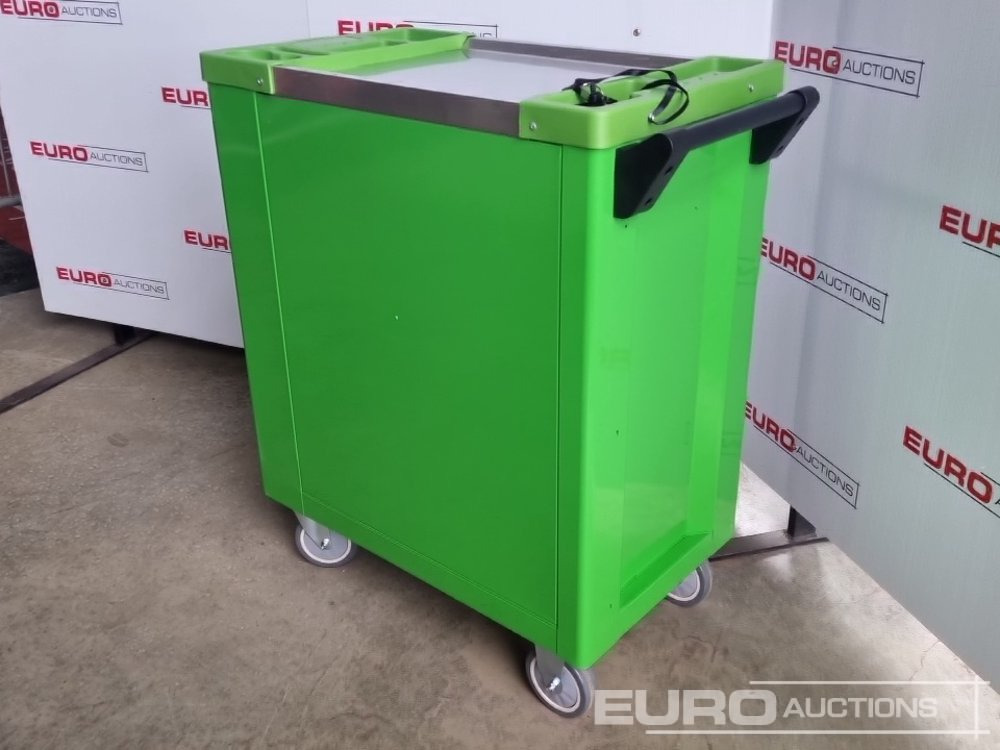 Unused 2025 Boss Wheeled Tool Cart with 258pc Tools (Green) - Garažo įranga: foto 5 Unused 2025 Boss Wheeled Tool Cart with 258pc Tools (Green) - Garažo įranga: foto 5