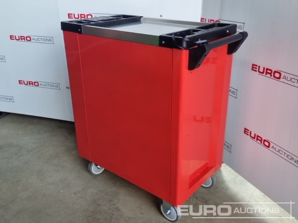 Unused 2025 Boss Wheeled Tool Cart with 258pc Tools (Red) - Garažo įranga: foto 5 Unused 2025 Boss Wheeled Tool Cart with 258pc Tools (Red) - Garažo įranga: foto 5