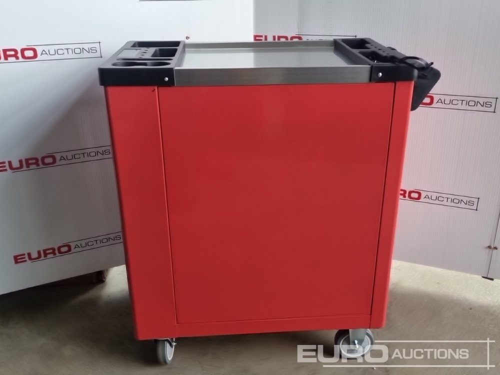Unused 2025 Boss Wheeled Tool Cart with 258pc Tools (Red) - Garažo įranga: foto 4 Unused 2025 Boss Wheeled Tool Cart with 258pc Tools (Red) - Garažo įranga: foto 4