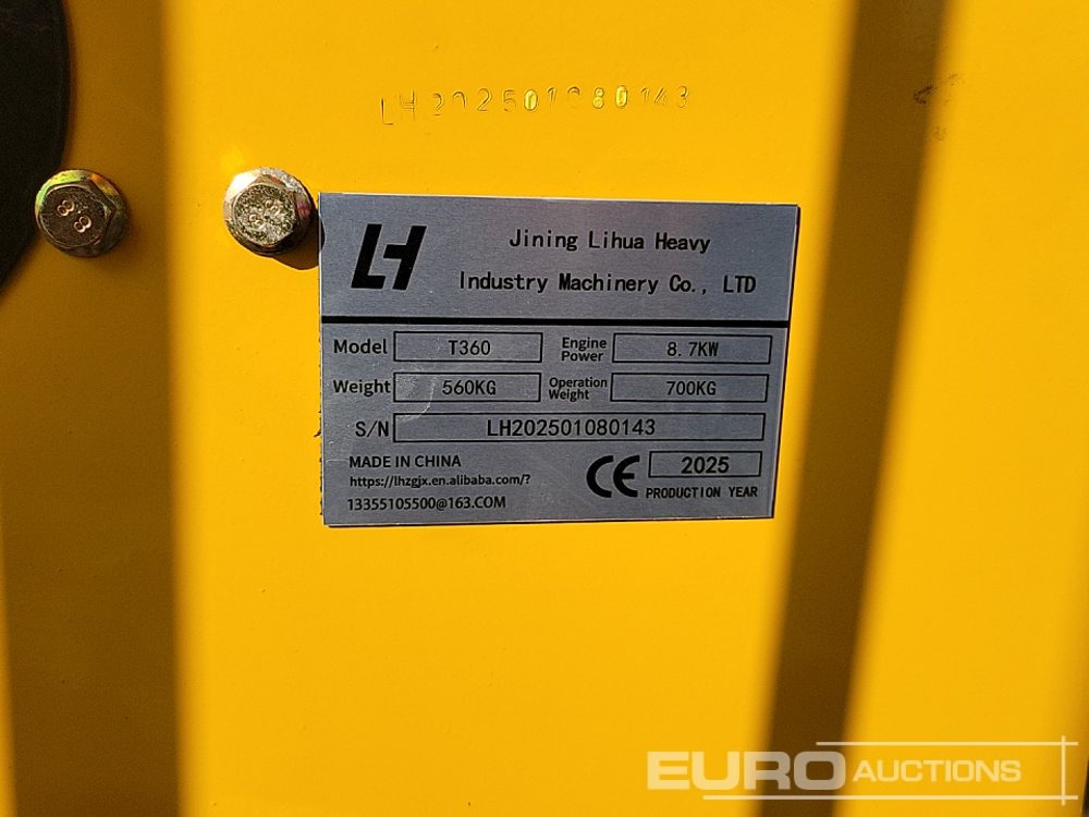 Unused 2025 LIHUA T360 - Mini krautuvas: foto 1 Unused 2025 LIHUA T360 - Mini krautuvas: foto 1