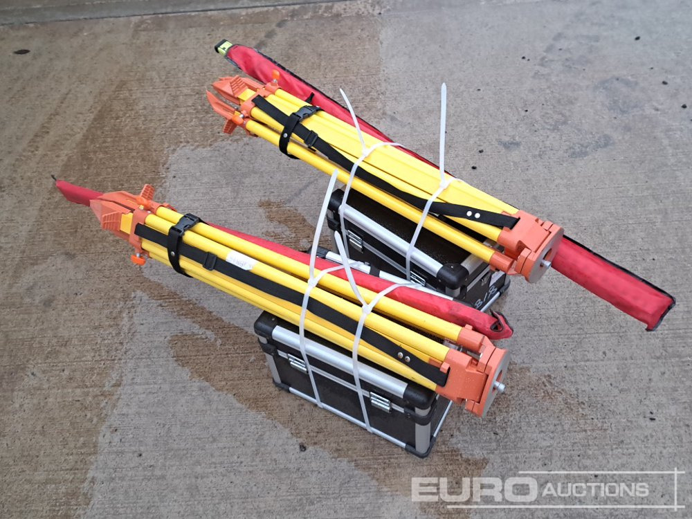 Unused 2025 SKLP Self-Leveling Rotary Laser Level with Batteries, Receiver, Tripod, Grade Rod (2 of) - Garažo įranga: foto 4 Unused 2025 SKLP Self-Leveling Rotary Laser Level with Batteries, Receiver, Tripod, Grade Rod (2 of) - Garažo įranga: foto 4