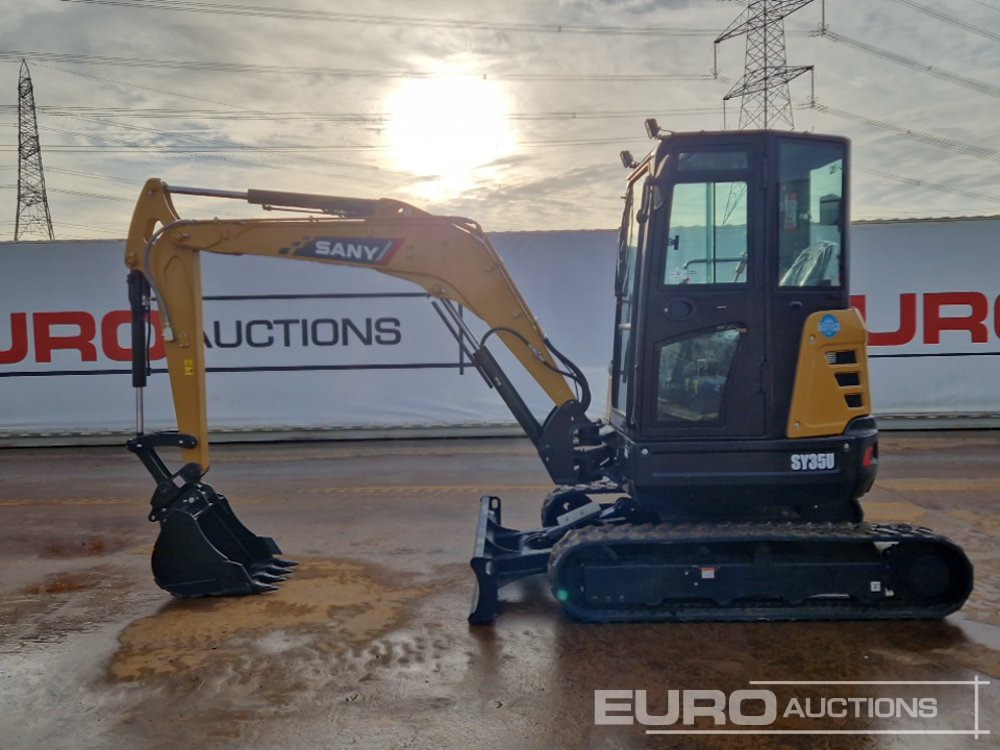 Unused 2025 Sany SY35U - Mini ekskavatorius: foto 2 Unused 2025 Sany SY35U - Mini ekskavatorius: foto 2