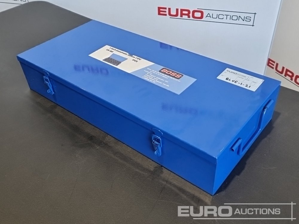 Unused Boss 1" 21pc Pneumatic Socket Set, 8" Impact Extension Bar, Universal Joint, Quick Release Ratchet Handle, 20" T-sliding Bar - Garažo įranga: foto 3 Unused Boss 1" 21pc Pneumatic Socket Set, 8" Impact Extension Bar, Universal Joint, Quick Release Ratchet Handle, 20" T-sliding Bar - Garažo įranga: foto 3