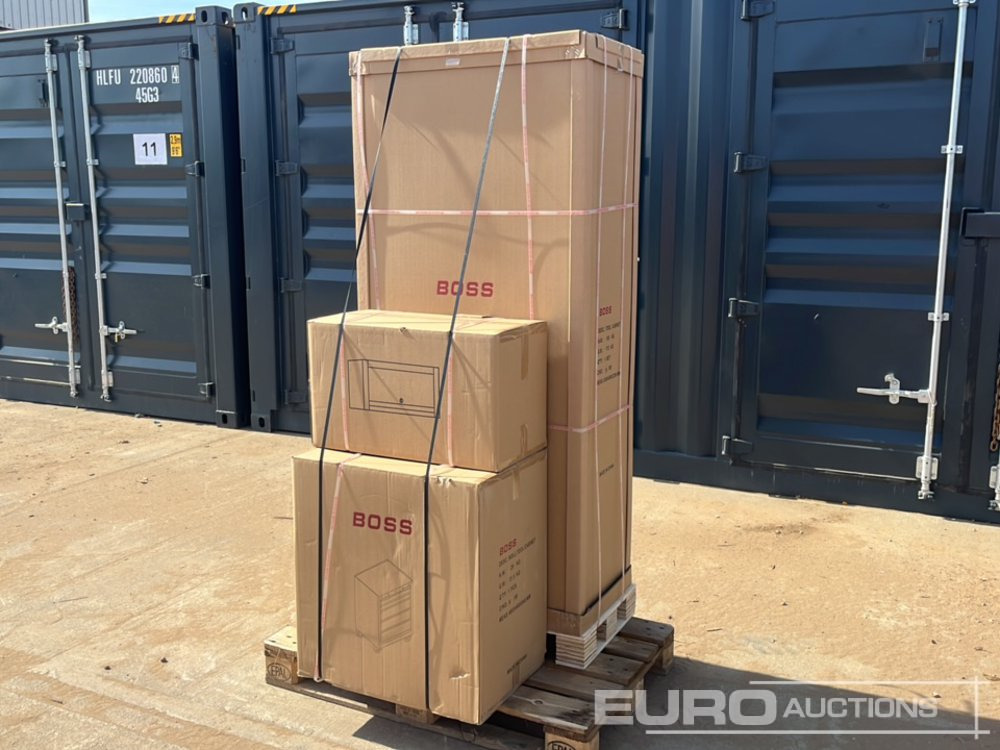 Garažo įranga Unused Boss 2.6m 9 Drawer, 5 Cabinet Tool Station (3 boxes): foto 20
