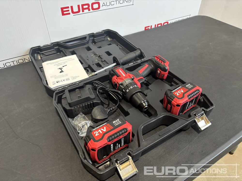 Unused CIW-312A 1/2" Brushless Drill, 2 x 4.0AH Battery with Charger - Statybinė įranga: foto 3 Unused CIW-312A 1/2" Brushless Drill, 2 x 4.0AH Battery with Charger - Statybinė įranga: foto 3