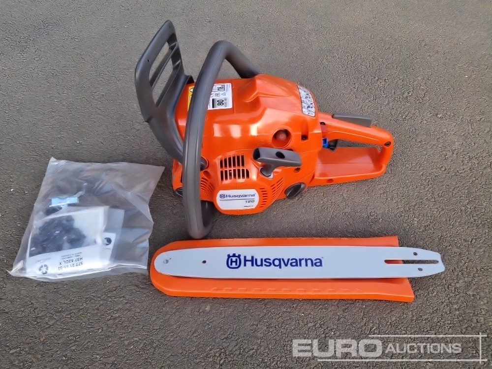 Unused Husqvarna 120 Mark II 14" Petrol Chain Saw - Garažo įranga: foto 2 Unused Husqvarna 120 Mark II 14" Petrol Chain Saw - Garažo įranga: foto 2